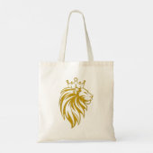Loon met kroon - gouden stijl 2 tote bag (Achterkant)