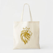 Loon met kroon - gouden stijl 2 tote bag (Voorkant)