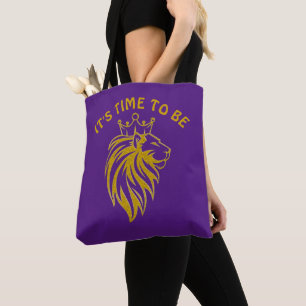 Loon met kroon - gouden stijl 2 tote bag