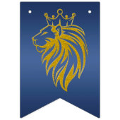 Loon met kroon - gouden stijl 2 vlaggetjes (Tweede vlag)