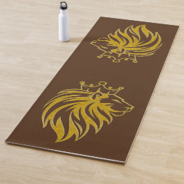 Loon met kroon - gouden stijl 2 yogamat