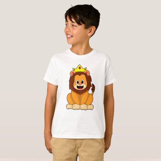 Loon met kroon t-shirt (Voorkant volledig)