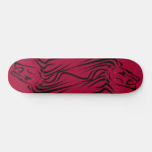 Loon met skateboard - aangepaste kleuren (Horizontaal)