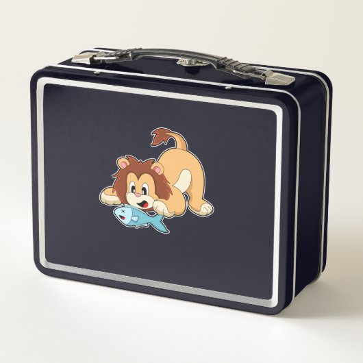 Loon met vis (Achterkant)