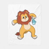 Loon met vis fleece deken (Voorkant)