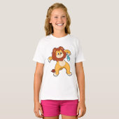 Loon met vis t-shirt (Voorkant volledig)