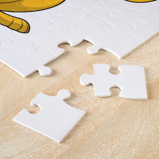 Loon met vlees legpuzzel (Zijkant)