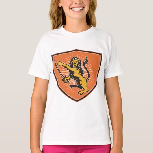 Loon met zwaard t-shirt (Voorkant)
