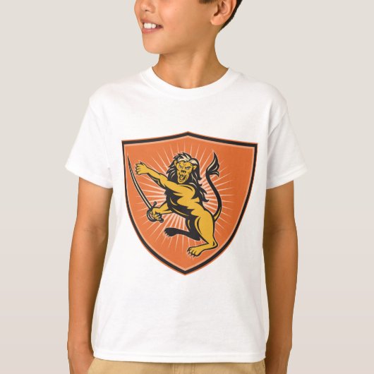 Loon met zwaard t-shirt (Voorkant)