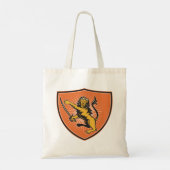Loon met zwaard tote bag (Achterkant)