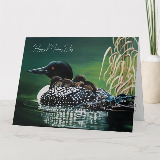 Loon Moederdag Kaart (Voorkant)