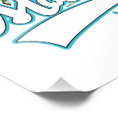 Loon Mountain New Hampshire ski logo Foto Afdruk (Hoek)