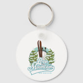 Loon Mountain New Hampshire ski logo Sleutelhanger (Achterkant)
