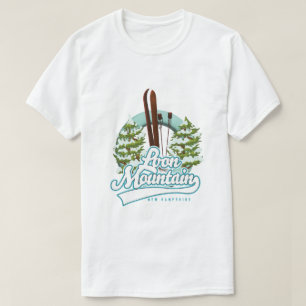 Loon Mountain New Hampshire ski logo T-shirt