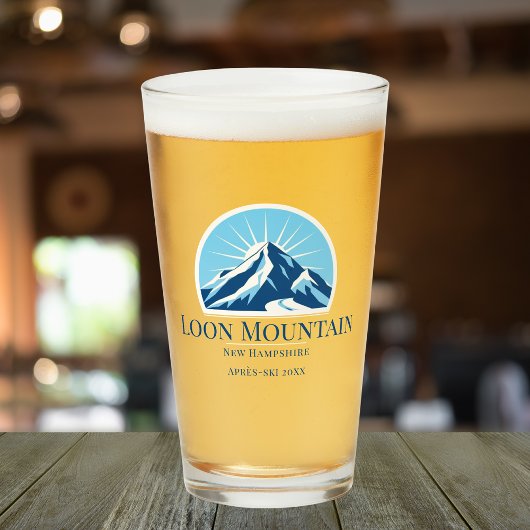 Loon Mountain New Hampshire skigebied bier glas