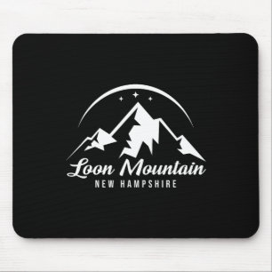 Loon Mountain New Hampshire Skigebied Skiën Sneeuw Muismat