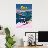 Loon Mountain Ski Resort Reisposter Poster (Thuiskantoor)