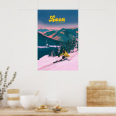 Loon Mountain Ski Resort Reisposter Poster (Keuken)
