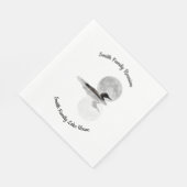 Loon Onder Volle Maan Papier Servet (Hoek)