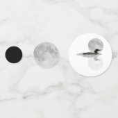 Loon onder Volle Maan Tafel Confetti (Voorkanten)