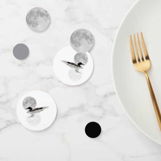 Loon onder Volle Maan Tafel Confetti (Groep)