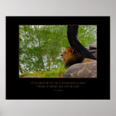 Loon op de montage poster (Voorkant)