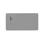 Loon op het Lake Address Label (Voorkant)