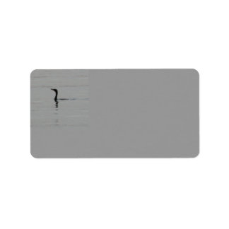 Loon op het Lake Address Label