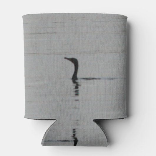 Loon op het meer blikjeskoeler (Achterkant)