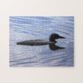 Loon op het meer legpuzzel (Horizontaal)