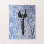 Loon op het meer legpuzzel (Verticaal)