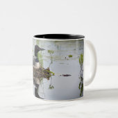 Loon op nest tweekleurige koffiemok (Voorkant rechts)