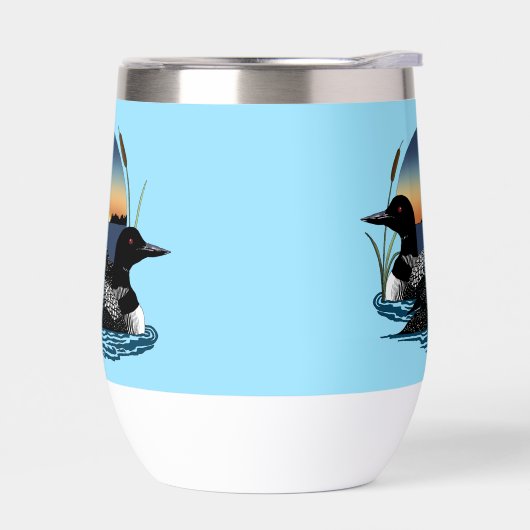 Loon paar zonsondergang blauw (Links)