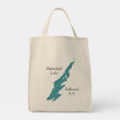 Loon Pair Butterfield Lake Tote Bag (Achterkant)