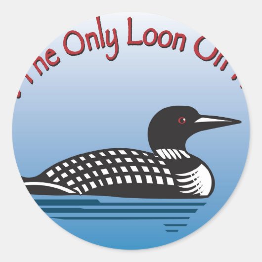 Loon-producten Ronde Sticker (Voorkant)