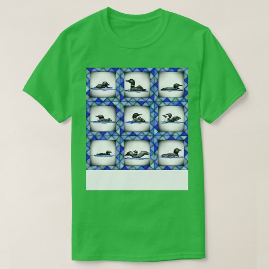 Loon quilt t-shirt (Design voorkant)