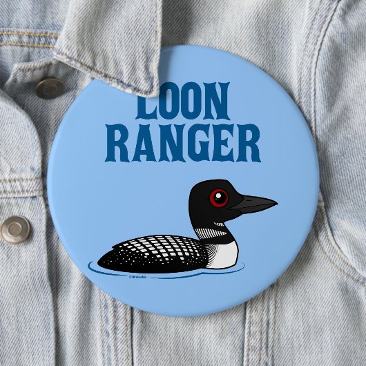 Loon Ranger Ronde Button 6,0 Cm (In situ)