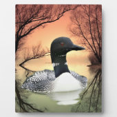 Loon Reflections Fotoplaat (Voorkant)
