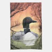 Loon Reflections Theedoek (Verticaal)