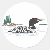 Loon Ronde Sticker (Voorkant)