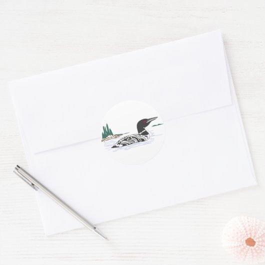 Loon Ronde Sticker (Envelop)