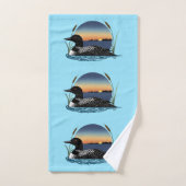 Loon Sunset Blue Bad Handdoek (Handdoek)