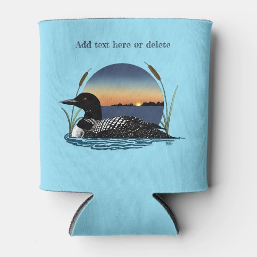 Loon Sunset Blue Blikjeskoeler (Voorkant)