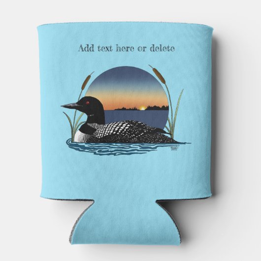 Loon Sunset Blue Blikjeskoeler (Achterkant)