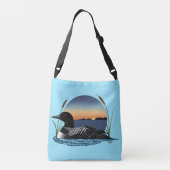 Loon Sunset Blue Crossbody Tas (Achterkant)