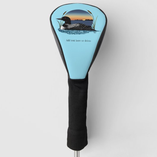 Loon Sunset Blue Golfheadcover (Voorkant)