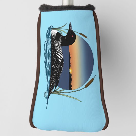 Loon Sunset Blue Golfheadcover (Draai 90)