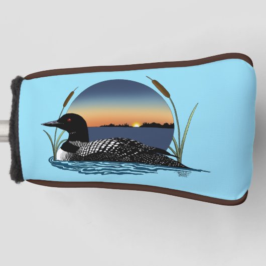Loon Sunset Blue Golfheadcover (Voorkant)