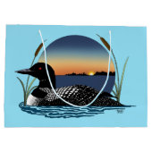 Loon Sunset Blue Groot Cadeauzakje (Achterkant)