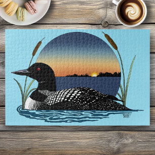 Loon Sunset Blue Legpuzzel